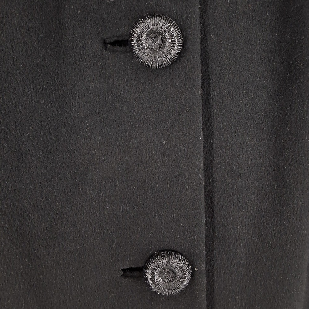 Vintage Ardoni California Wool Coat Mink Fur Collar ILGWU Union Made 60s M - Picture 6 of 7